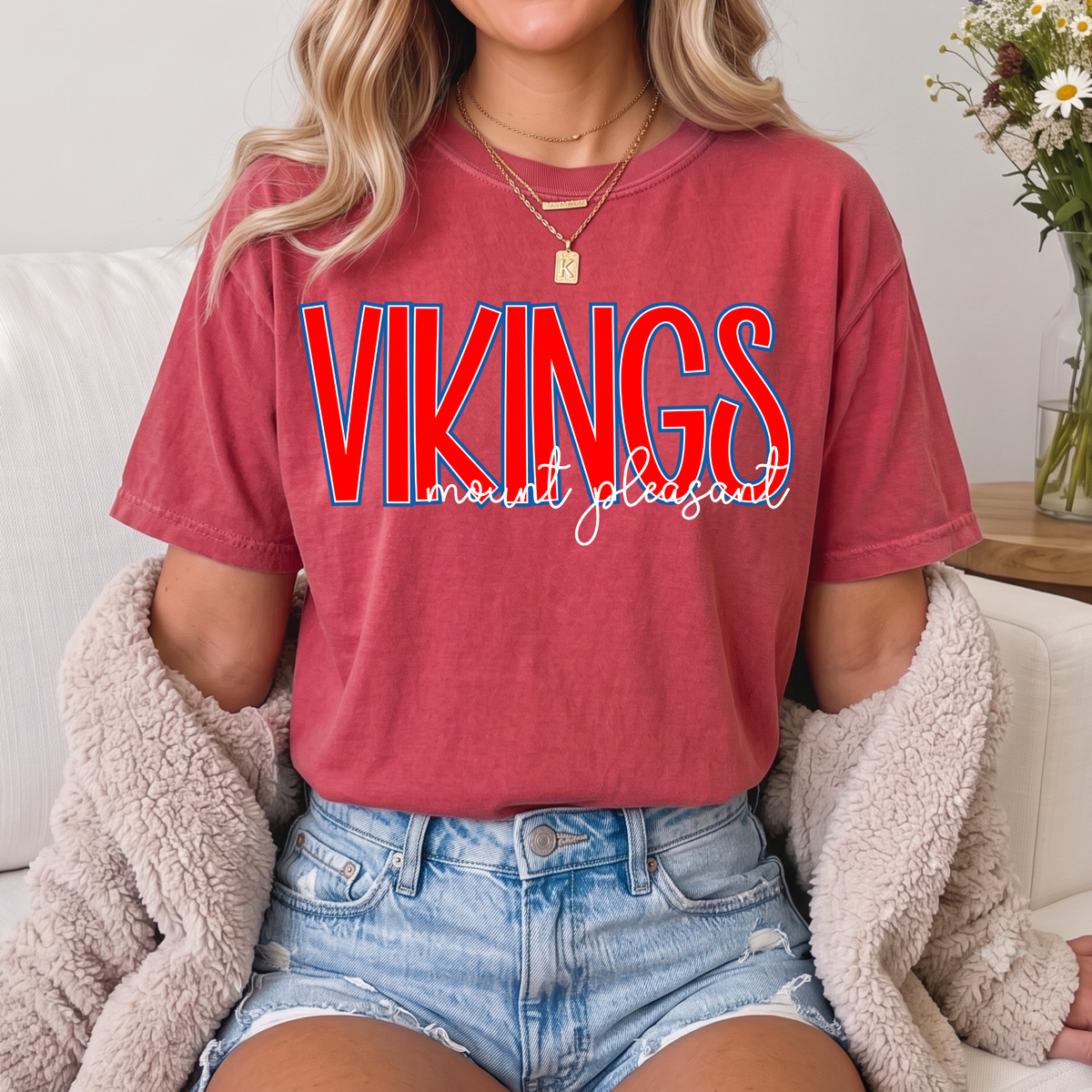 Viking/Mount Pleasant Cursive Tees