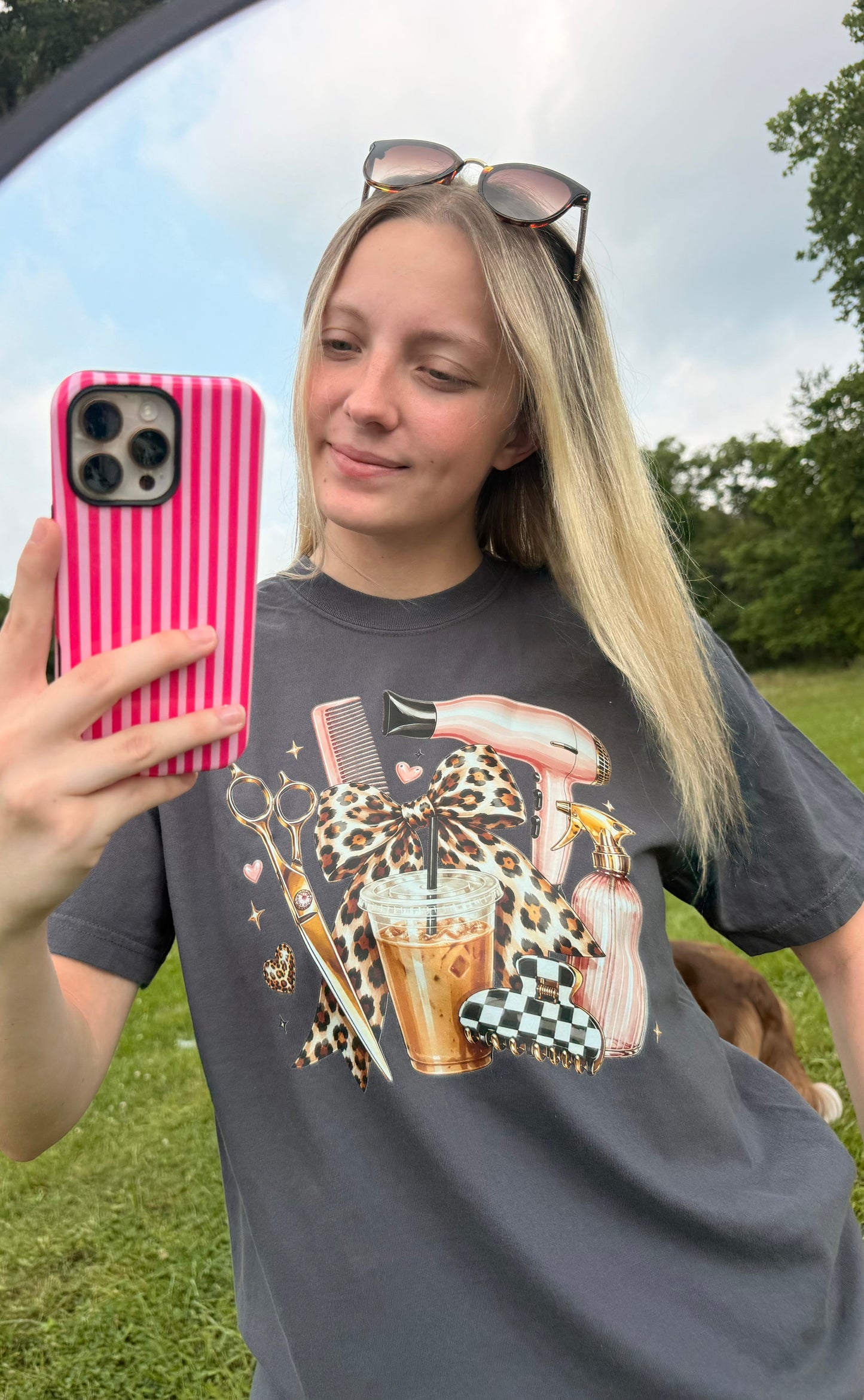Hair Stylist Collage Tee