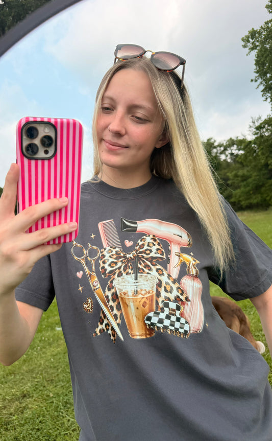 Hair Stylist Collage Tee