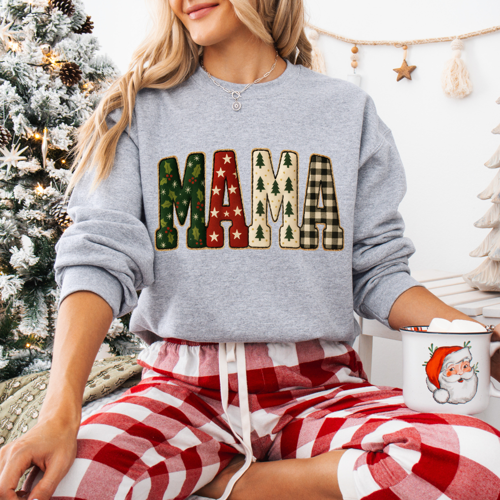 Christmas Gigi,Mama,Nana,Mimi Tees + Crews