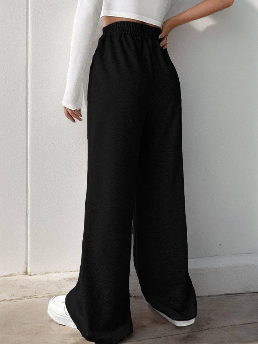 The Bella Sweats- High-Waisted Wide Leg Pants