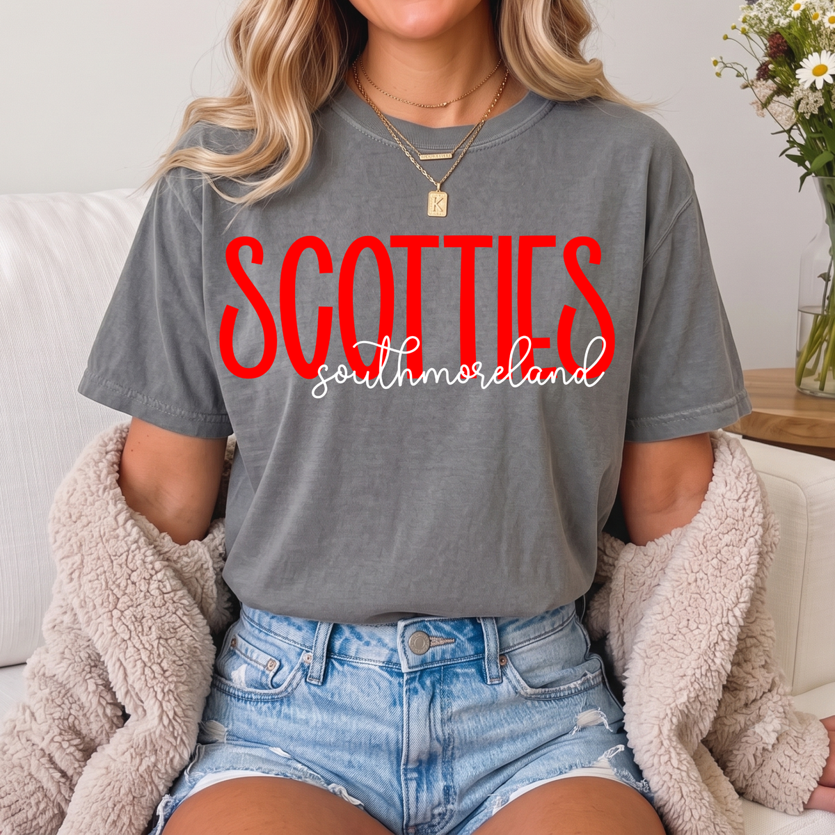 Scotties/Southmoreland Cursive Tees