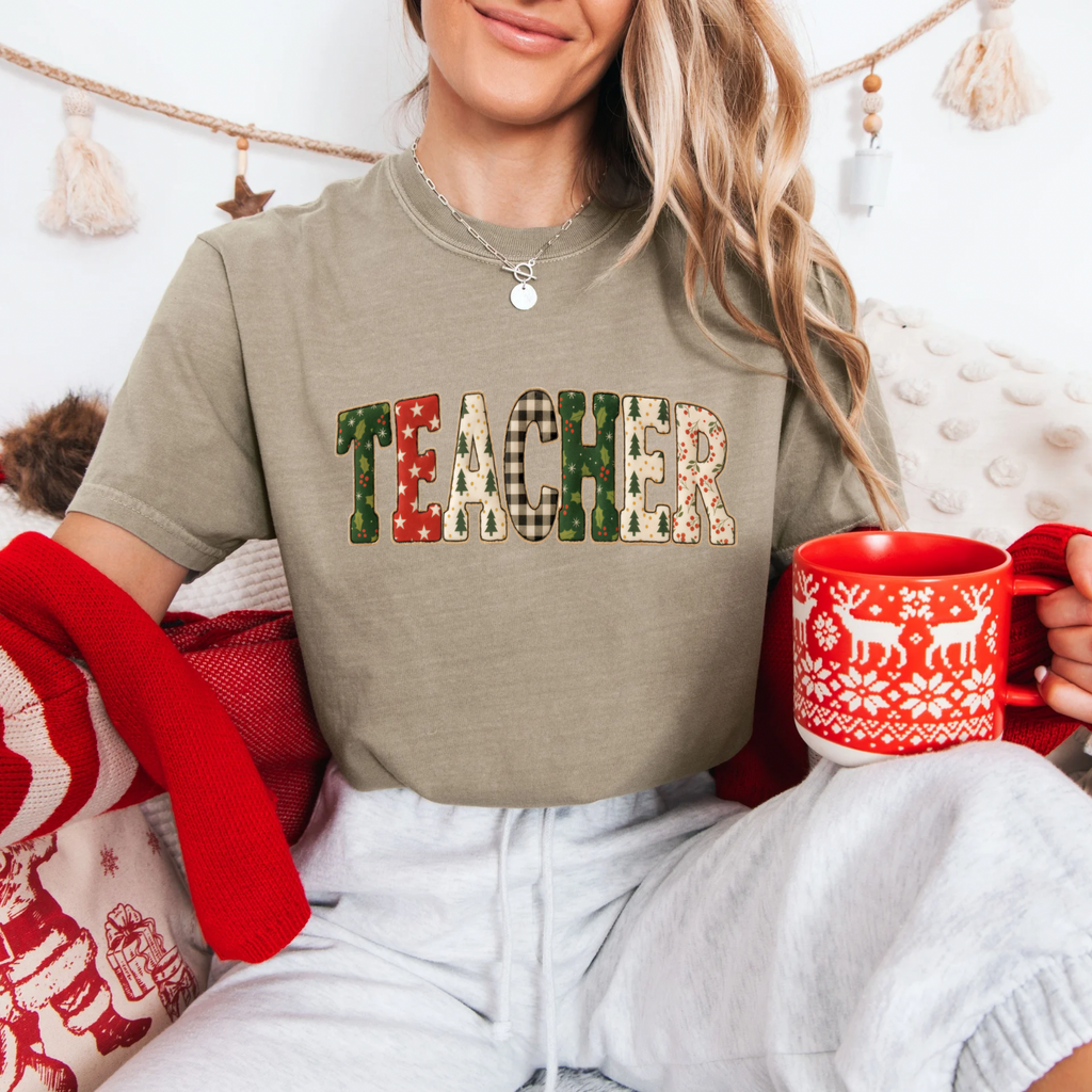 Christmas Teacher Tee