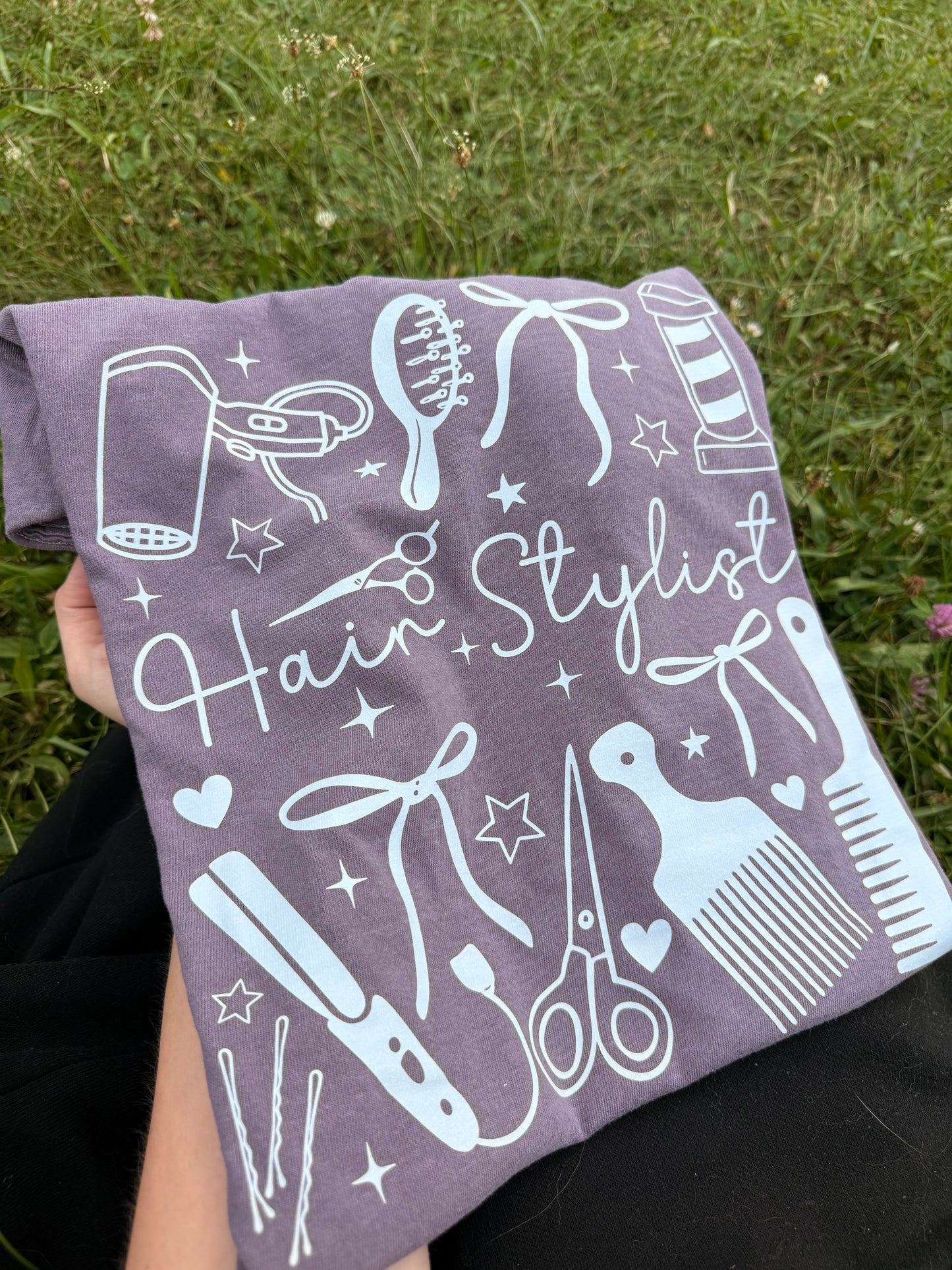 Hair Stylist Doodles Tee