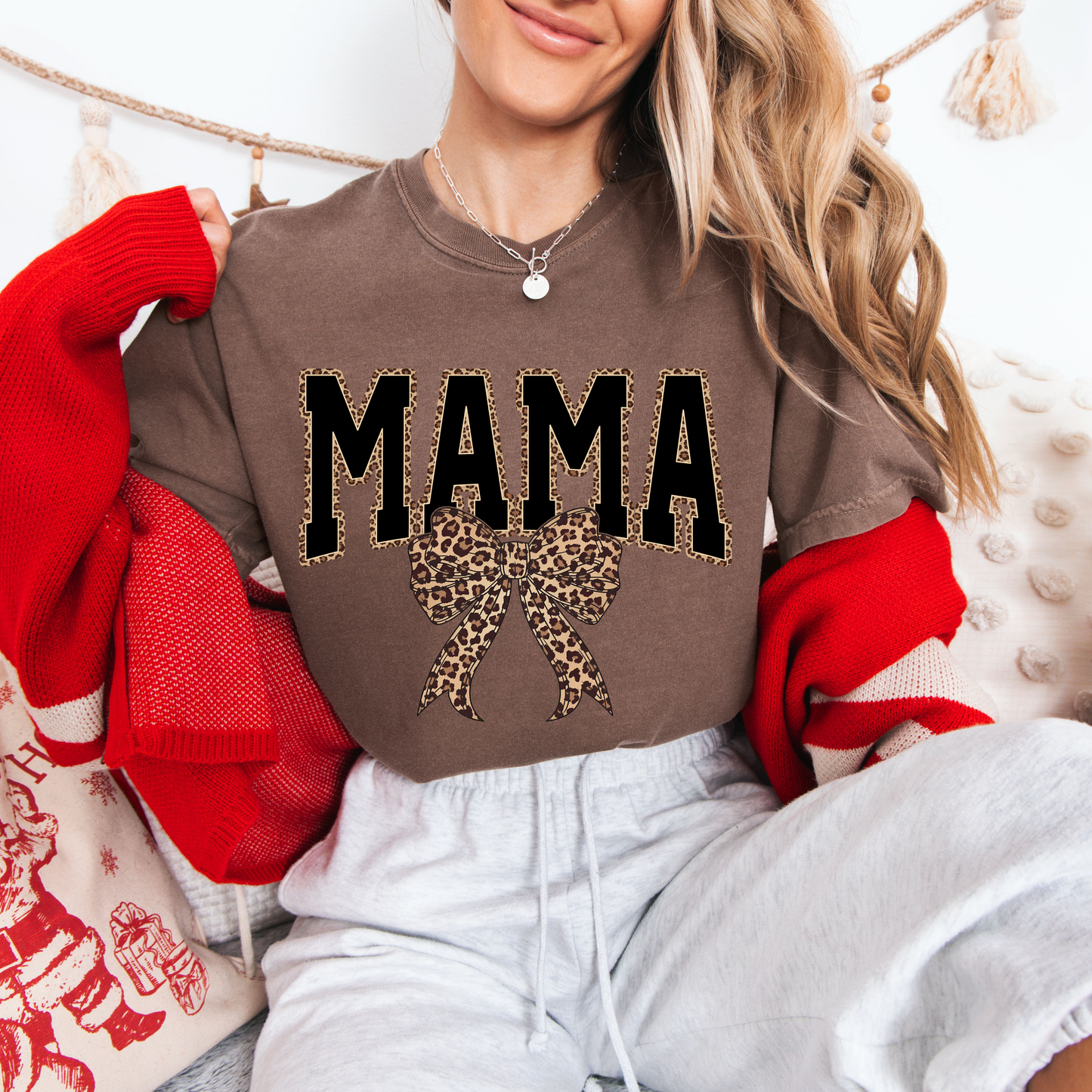 MAMA Leopard Tees + Crews