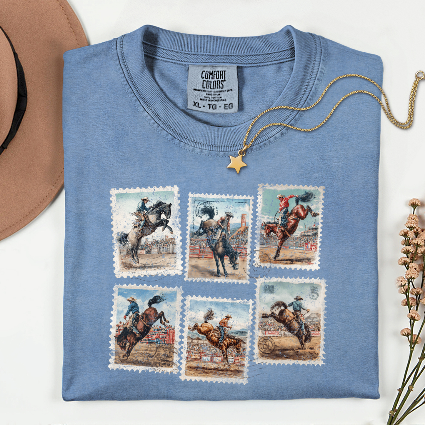 Rodeo Post Stamp Tees