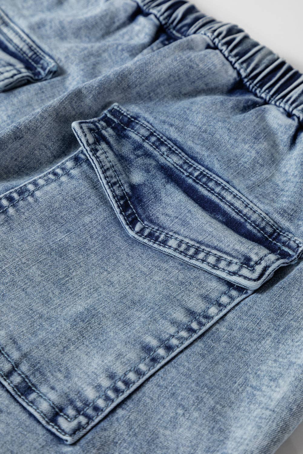 “Ashleigh Jeans” Drawstring High Waist Jeans