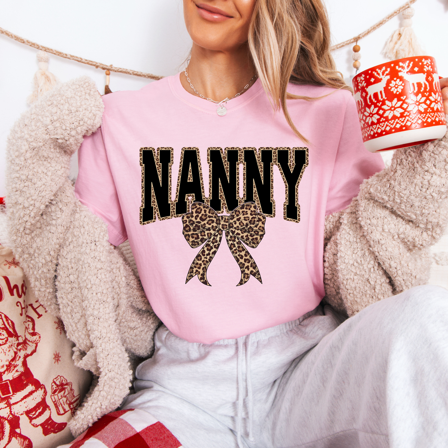 NANNY Leopard Tees + Crews