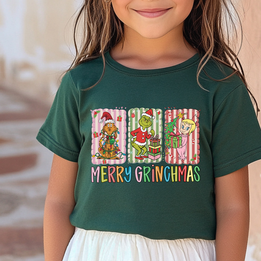 KIDS Merry Grinchmas Tee + Crew