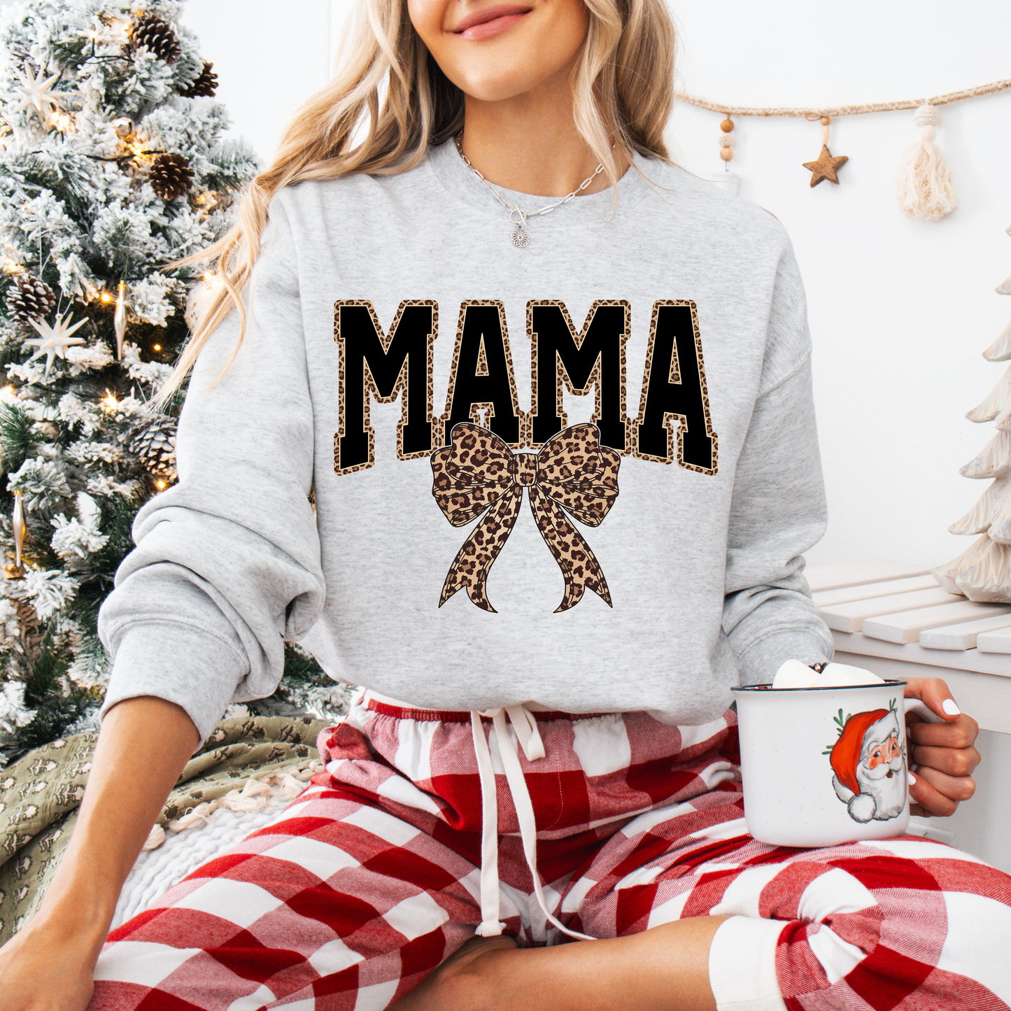 MAMA Leopard Tees + Crews