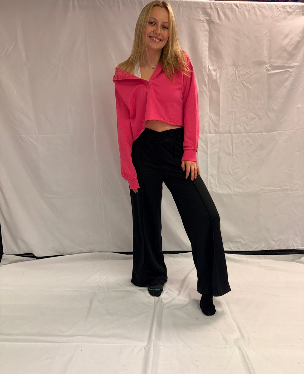 The Bella Sweats- High-Waisted Wide Leg Pants