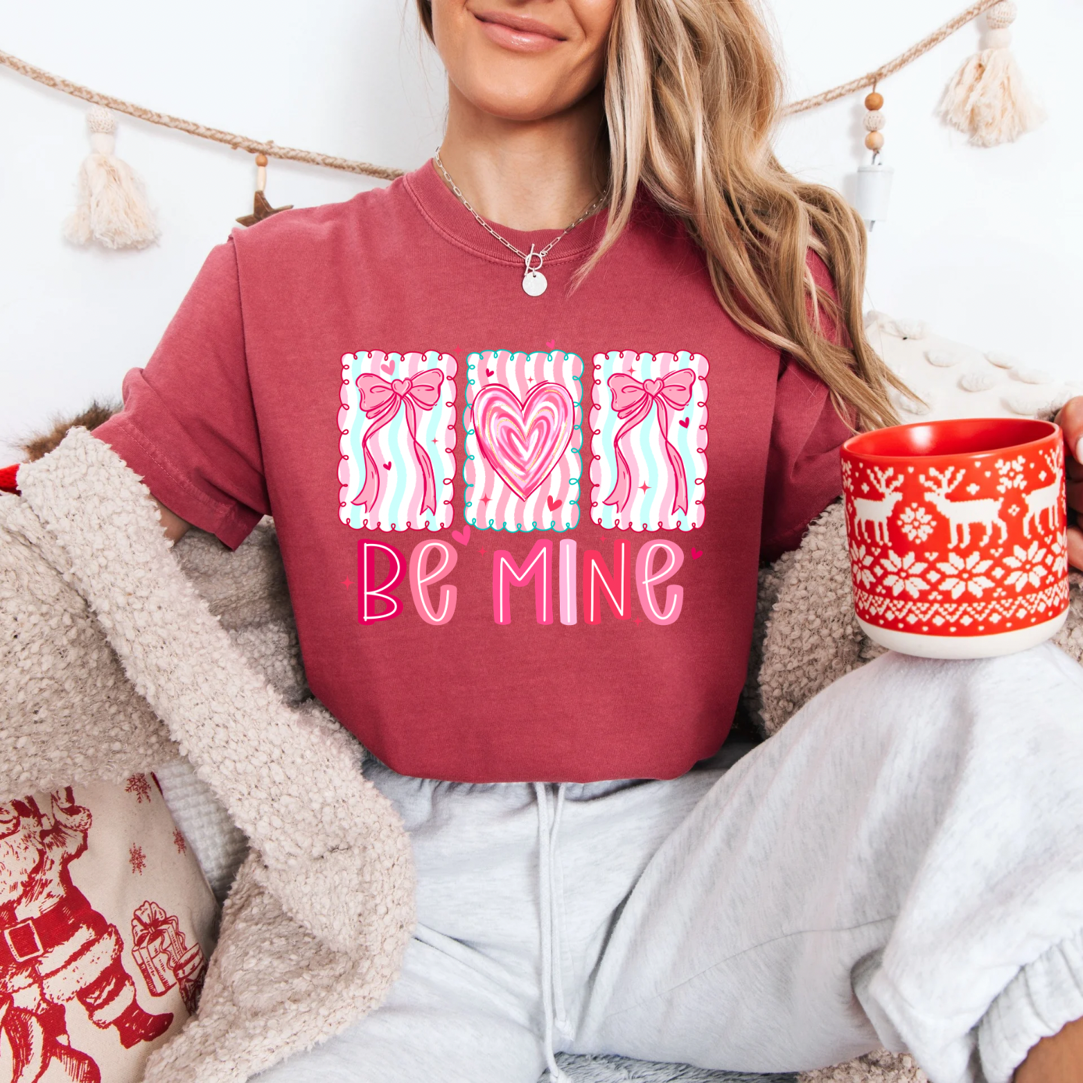 Be Mine Hearts + Bows Tees + Crews