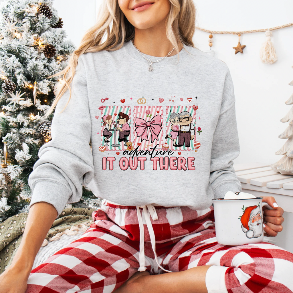 Adventure Is Out There Valentines Tees + Crews