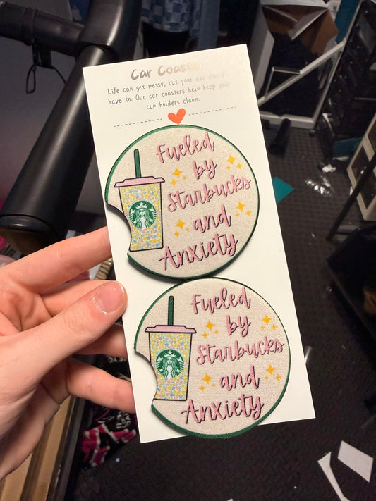 Starbucks Car Coasters
