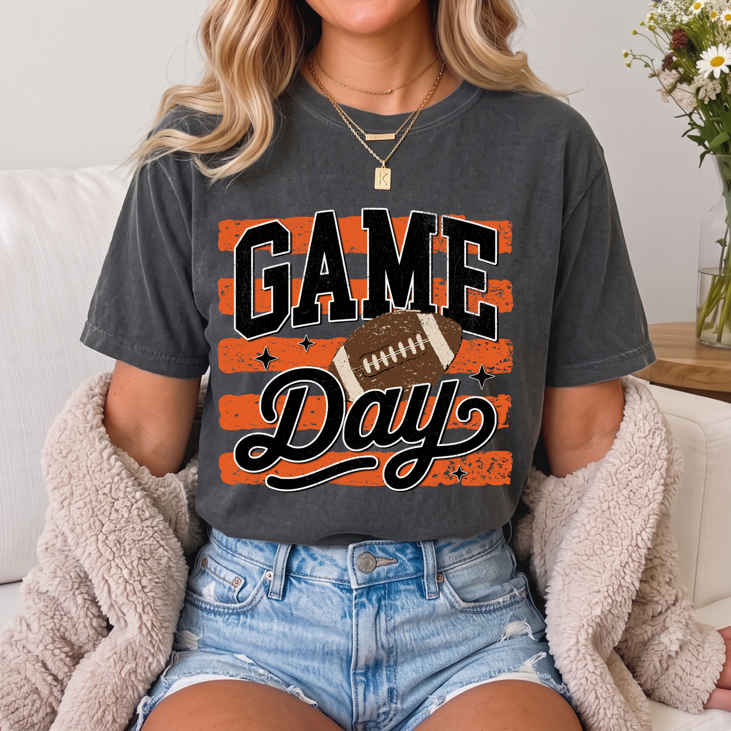 Game Day Orange + Black Tees