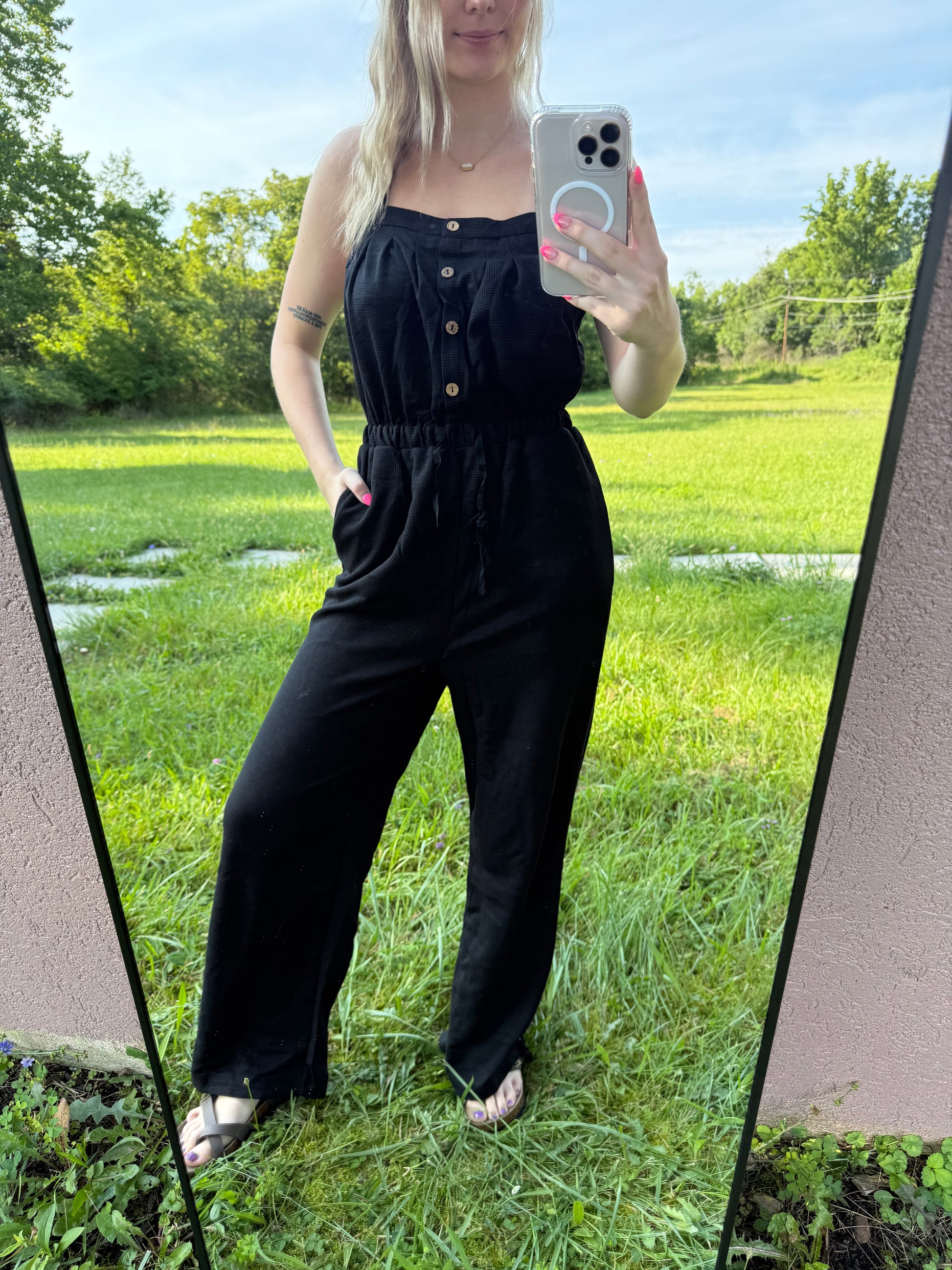 Better in Black Jumpsuit