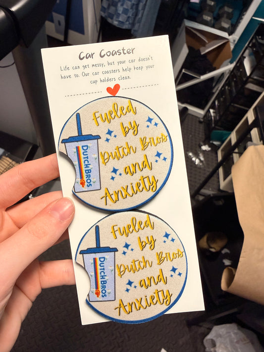 Dutch Bros Car Coasters