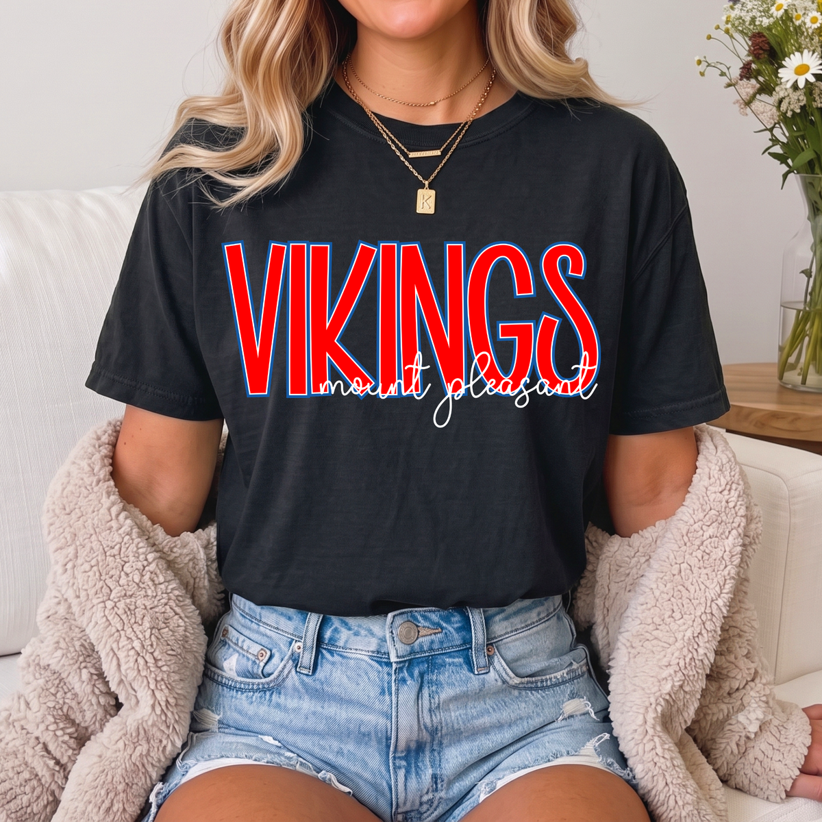 Viking/Mount Pleasant Cursive Tees