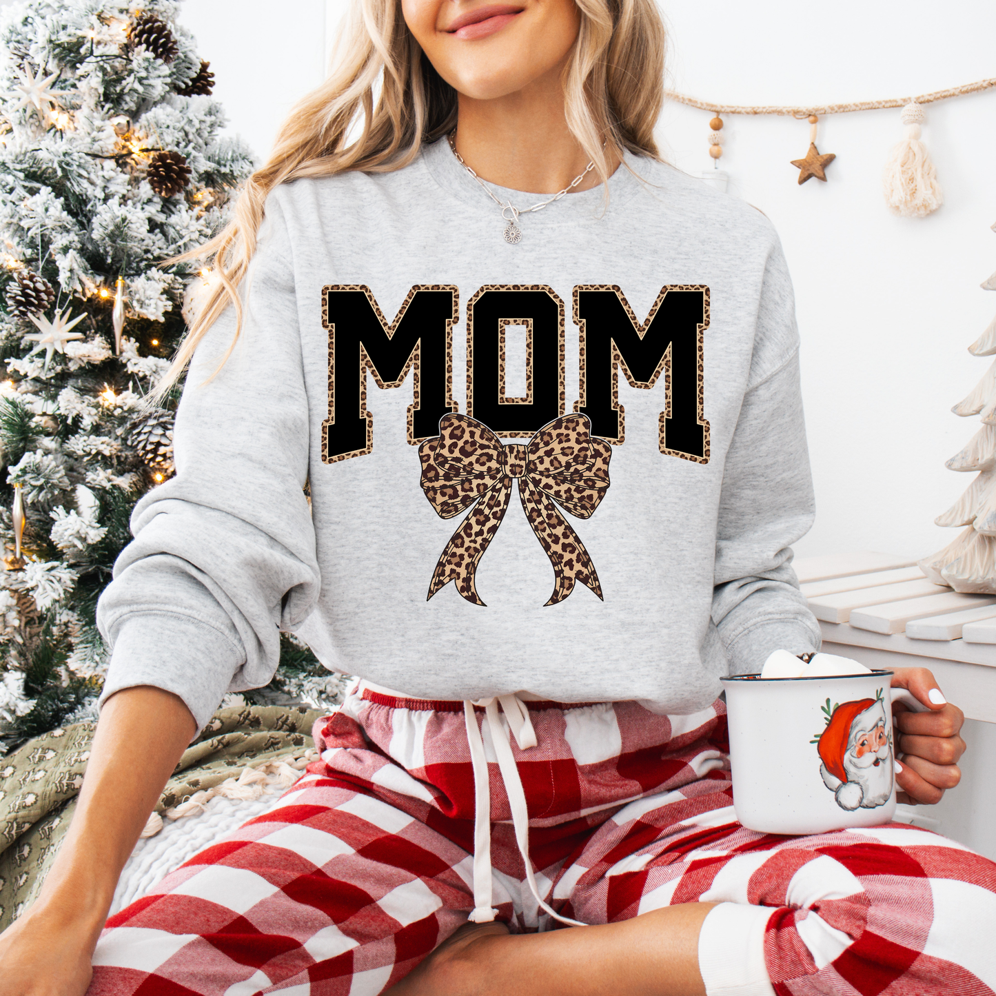 MOM Leopard Tees + Crews