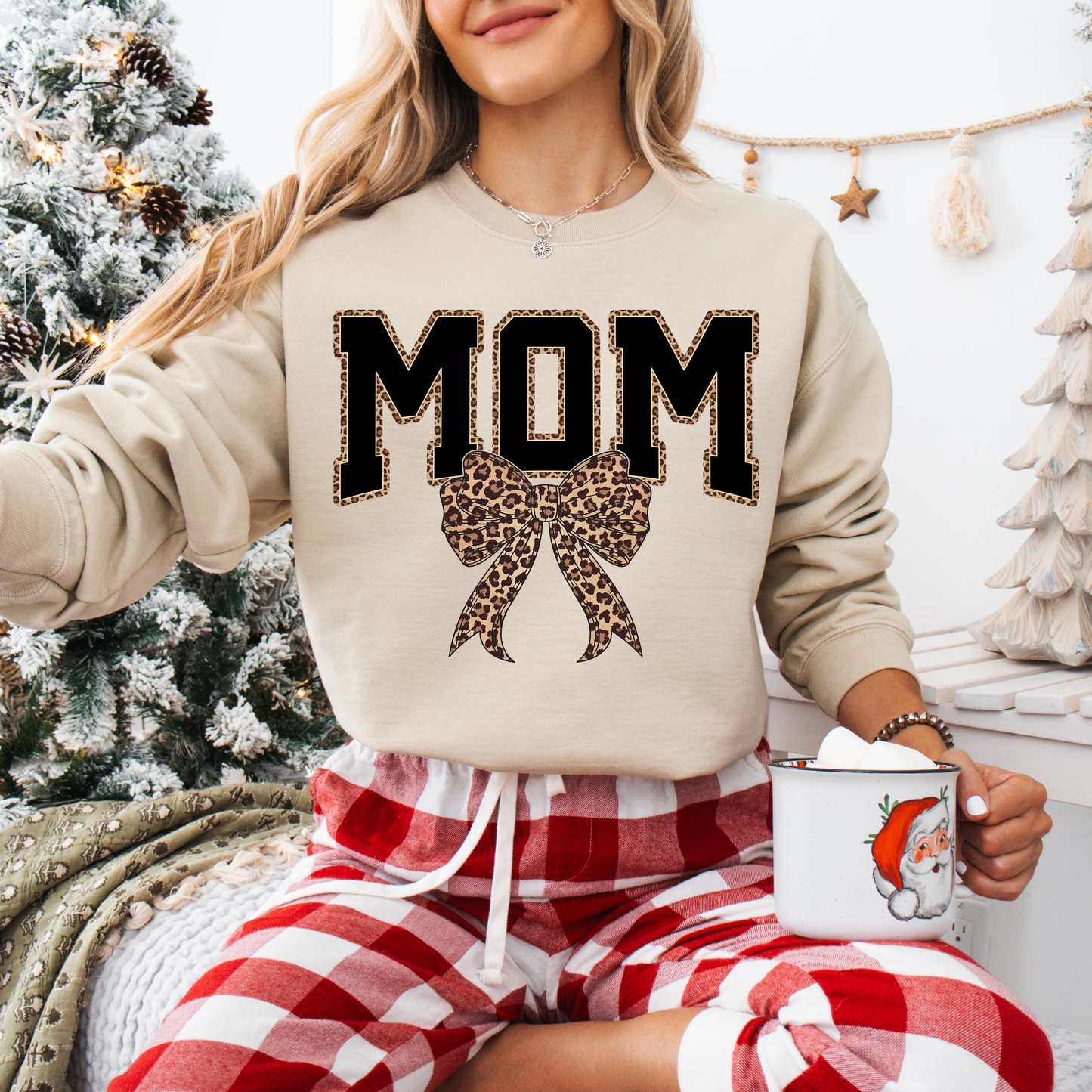 MOM Leopard Tees + Crews