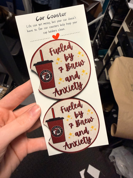 7 Brew Car Coasters