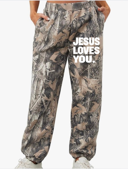 Jesus Loves You Sweat Pants