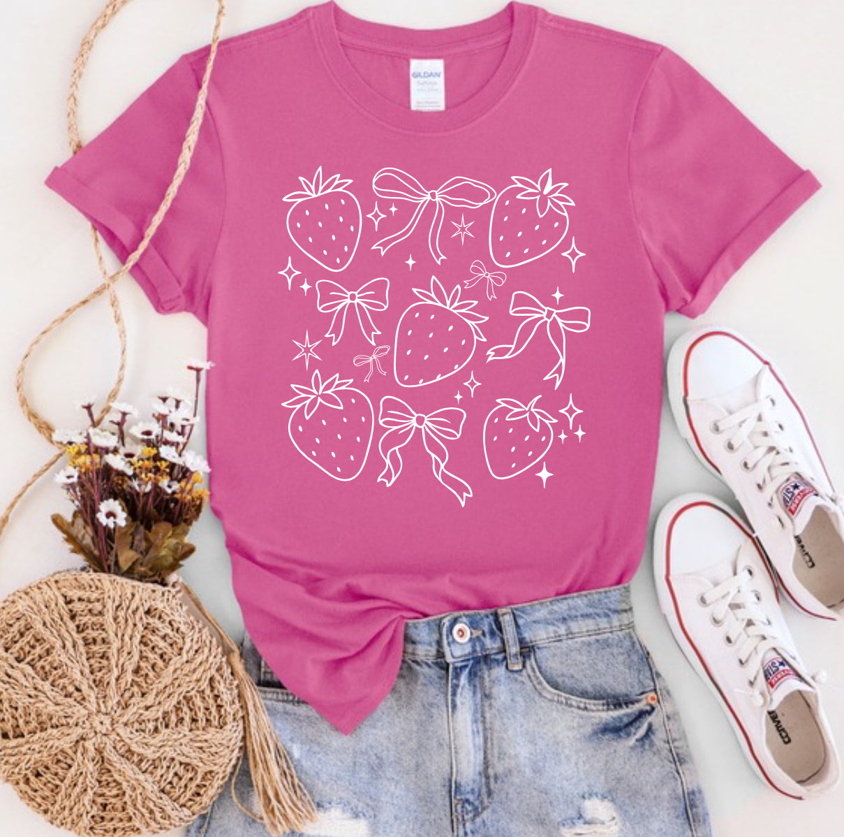 Cute Strawberry Tees