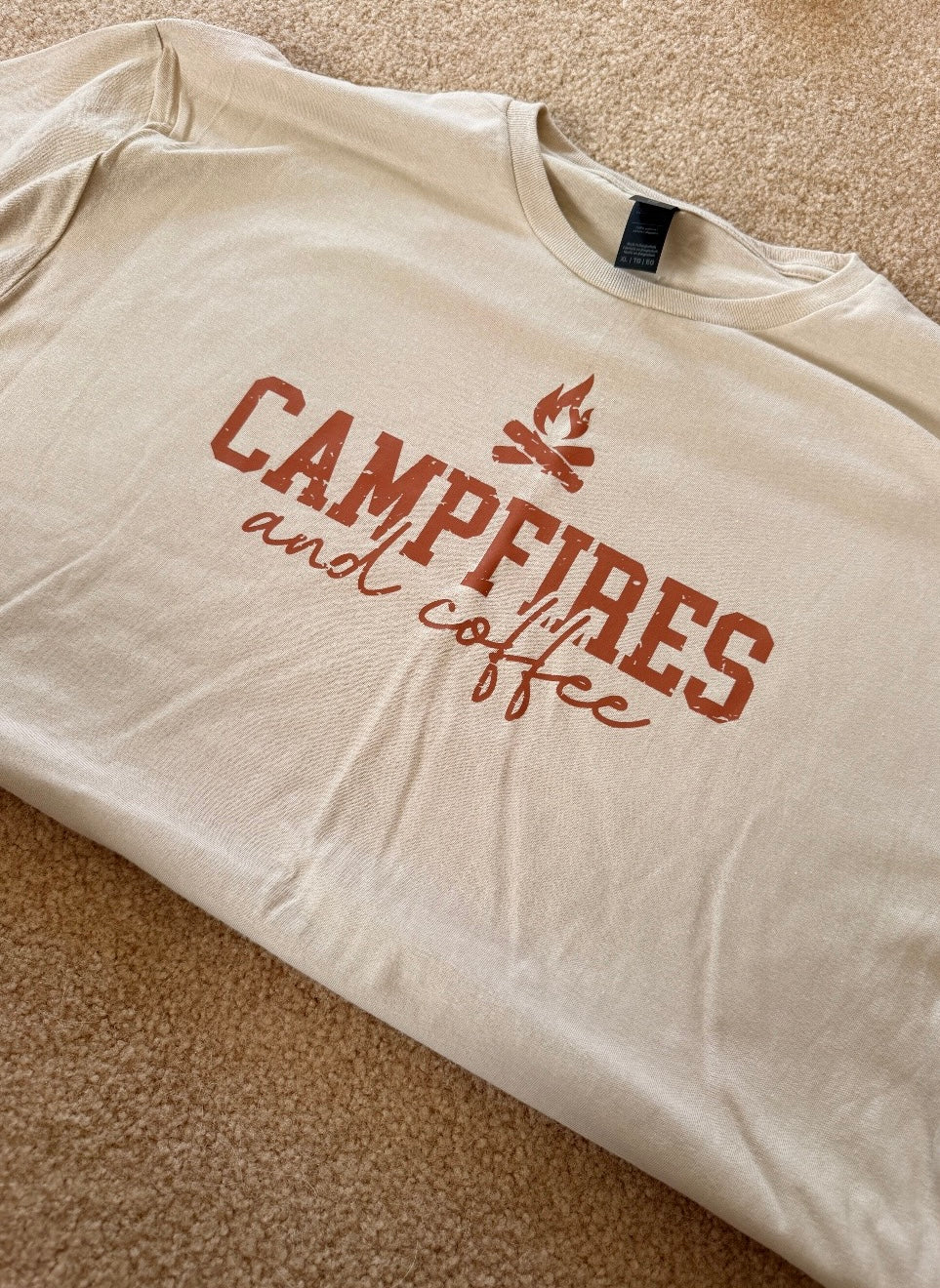 Campfires + Coffee Tee