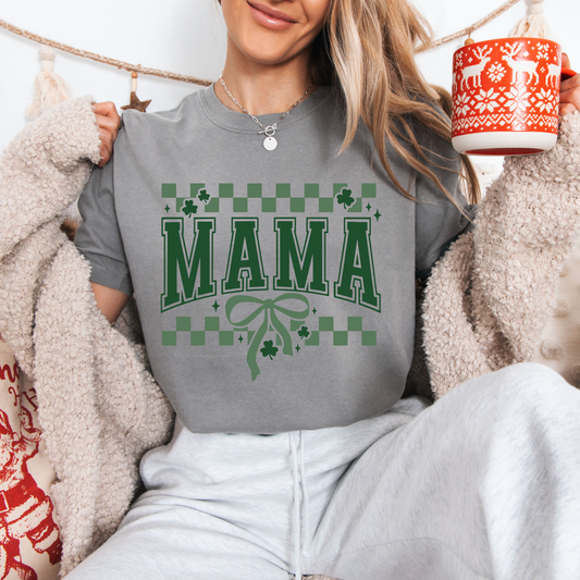 Green Mama Bows + Shamrocks Tees + Crews