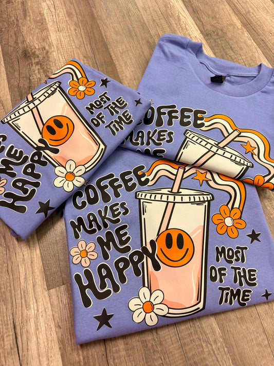 Coffee Makes Me Happy Tee