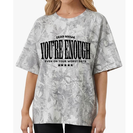 Dear Mama Grey Camo Tee