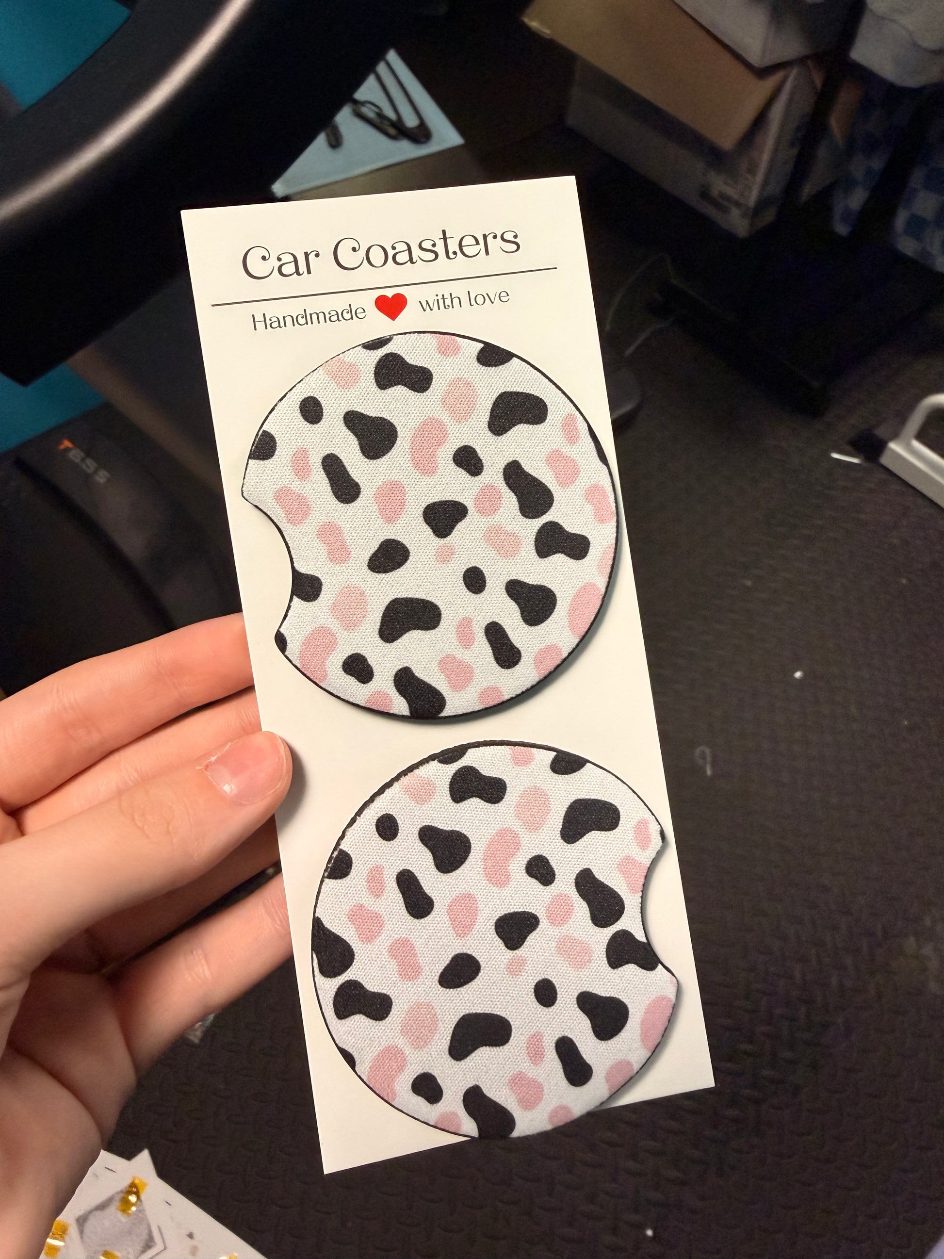 MOOO Car Coasters