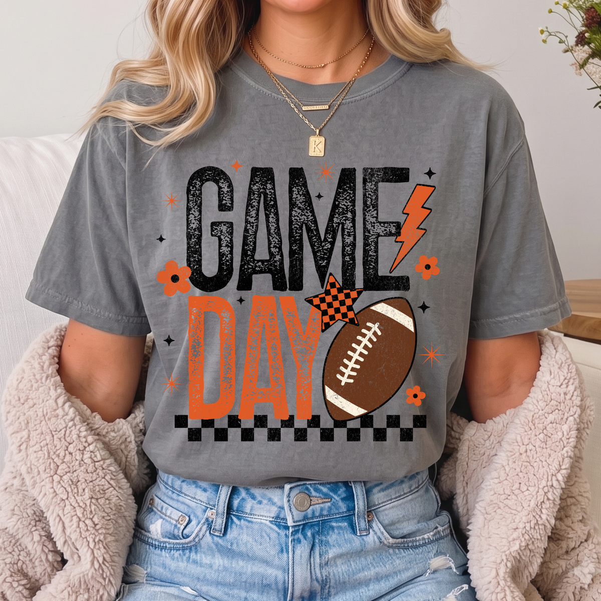 Game Day Orange + Black Tees