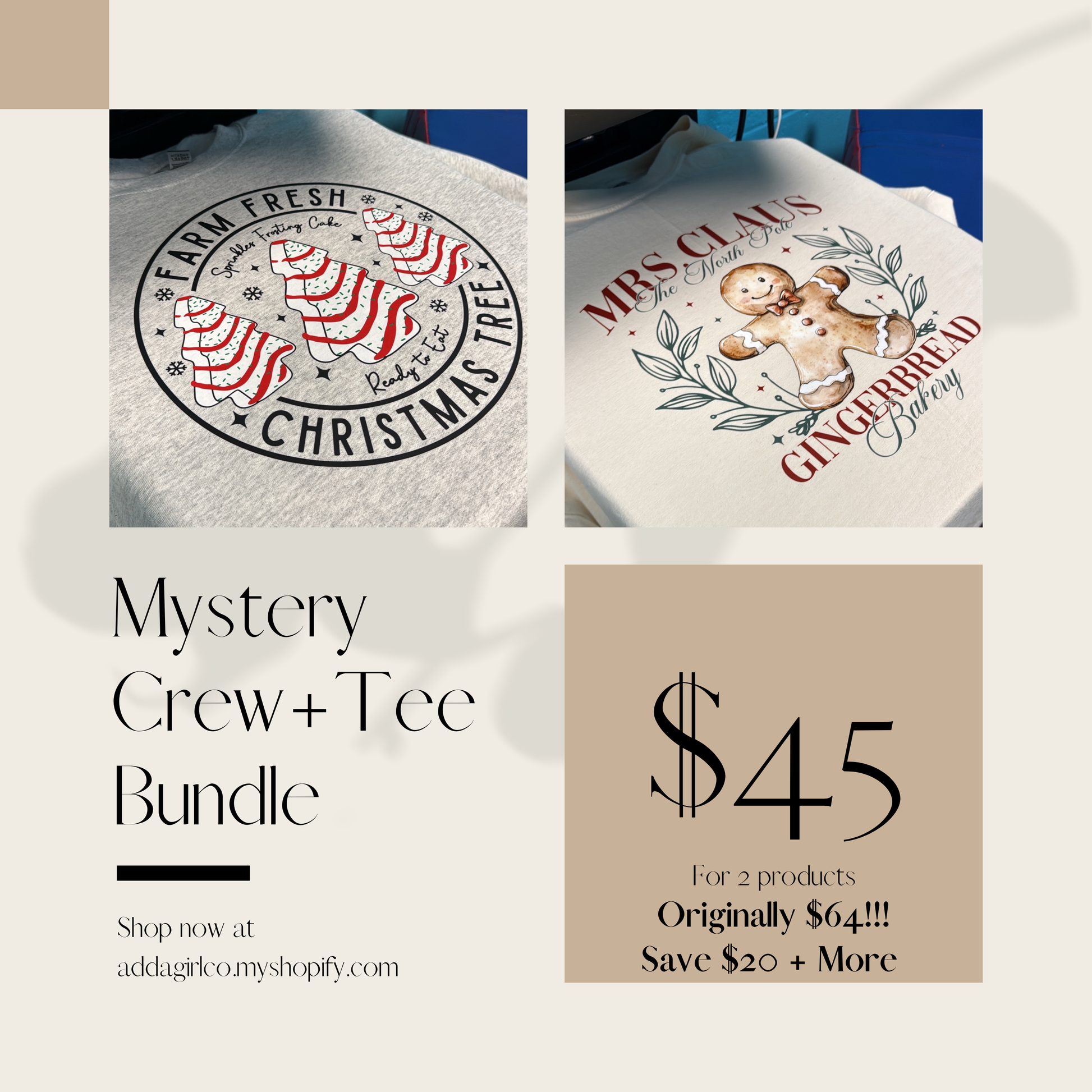 Crew + Tee Mystery Bundle