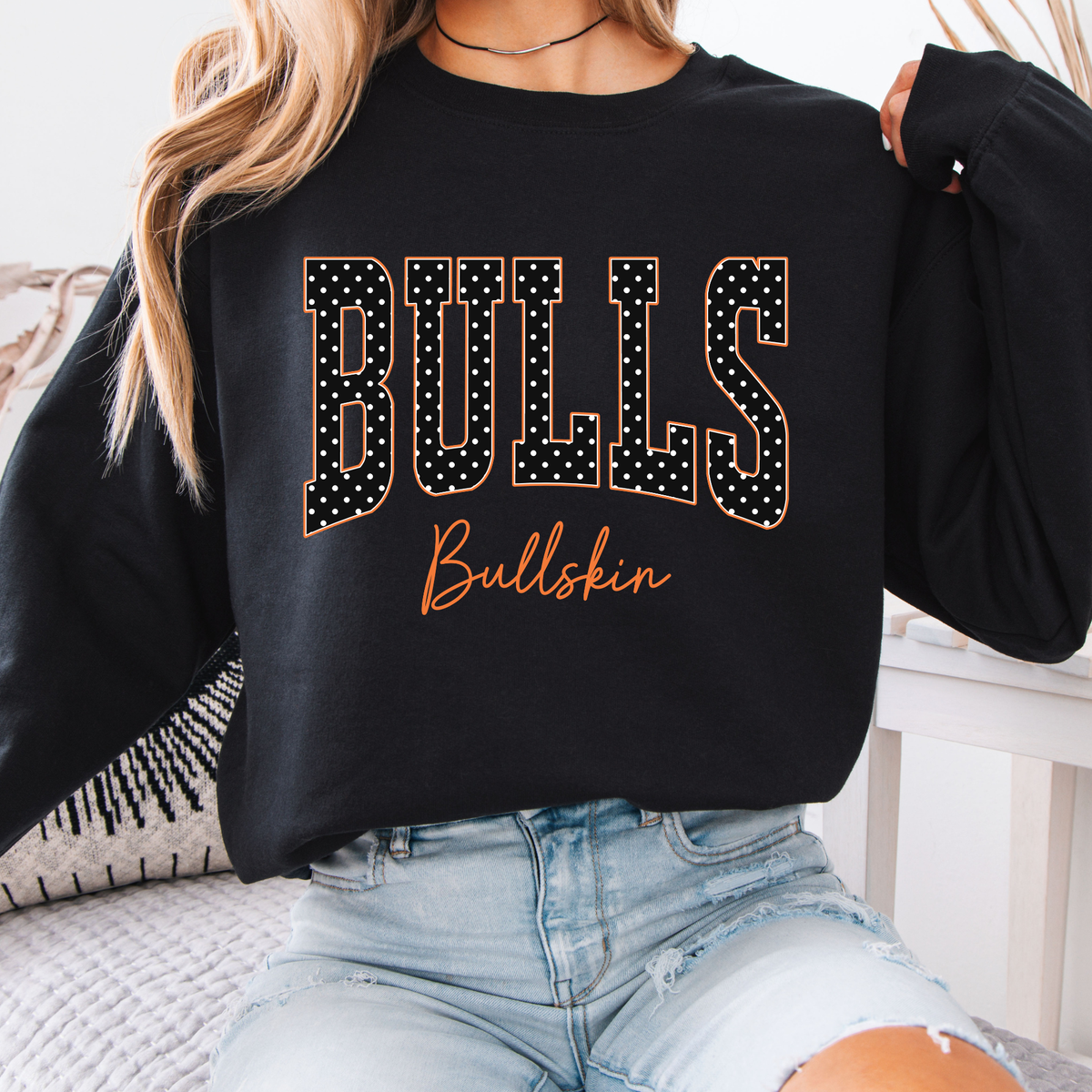 Polka Dot Bullskin Crews