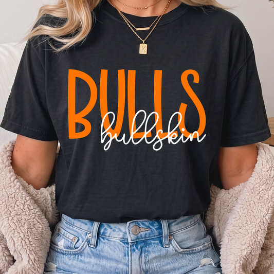Bullskin Cursive Tees