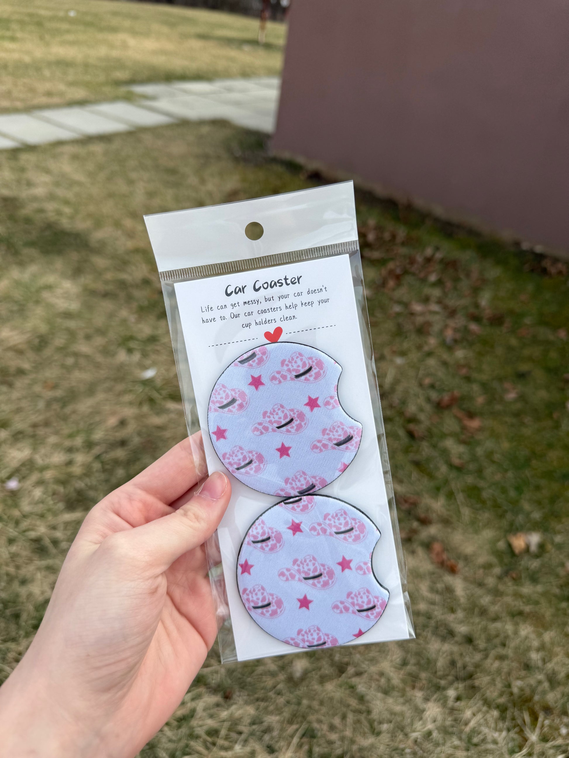 Cowgirl Car Coasters