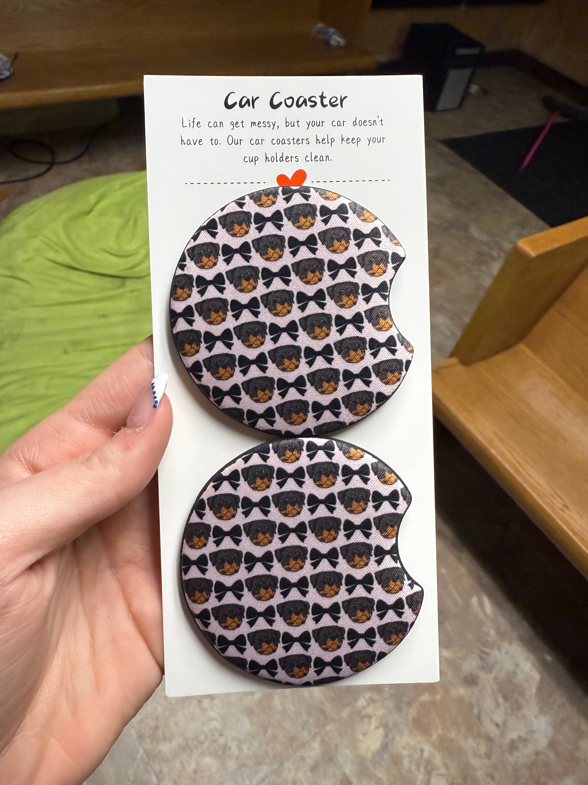 Rottweiler Car Coasters