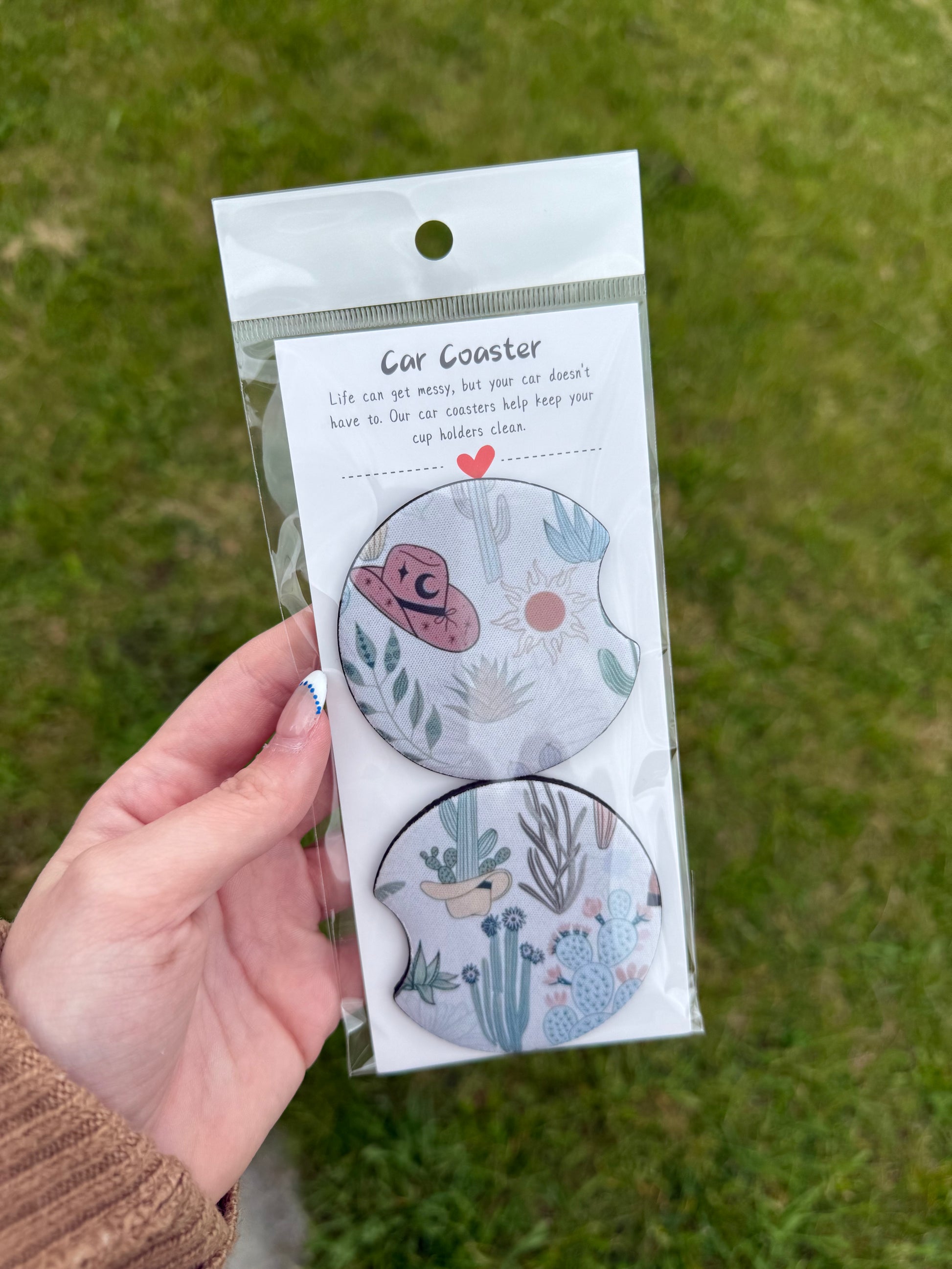 Cute Western Car Coasters