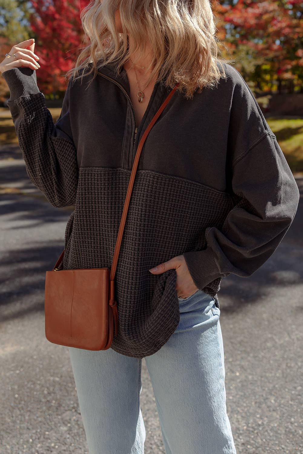Black Cherry Quarter Zip